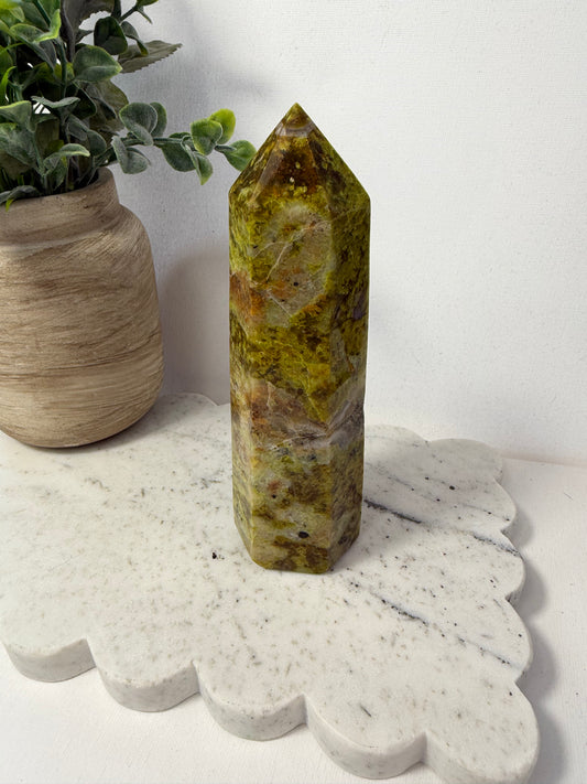 Green opal tower