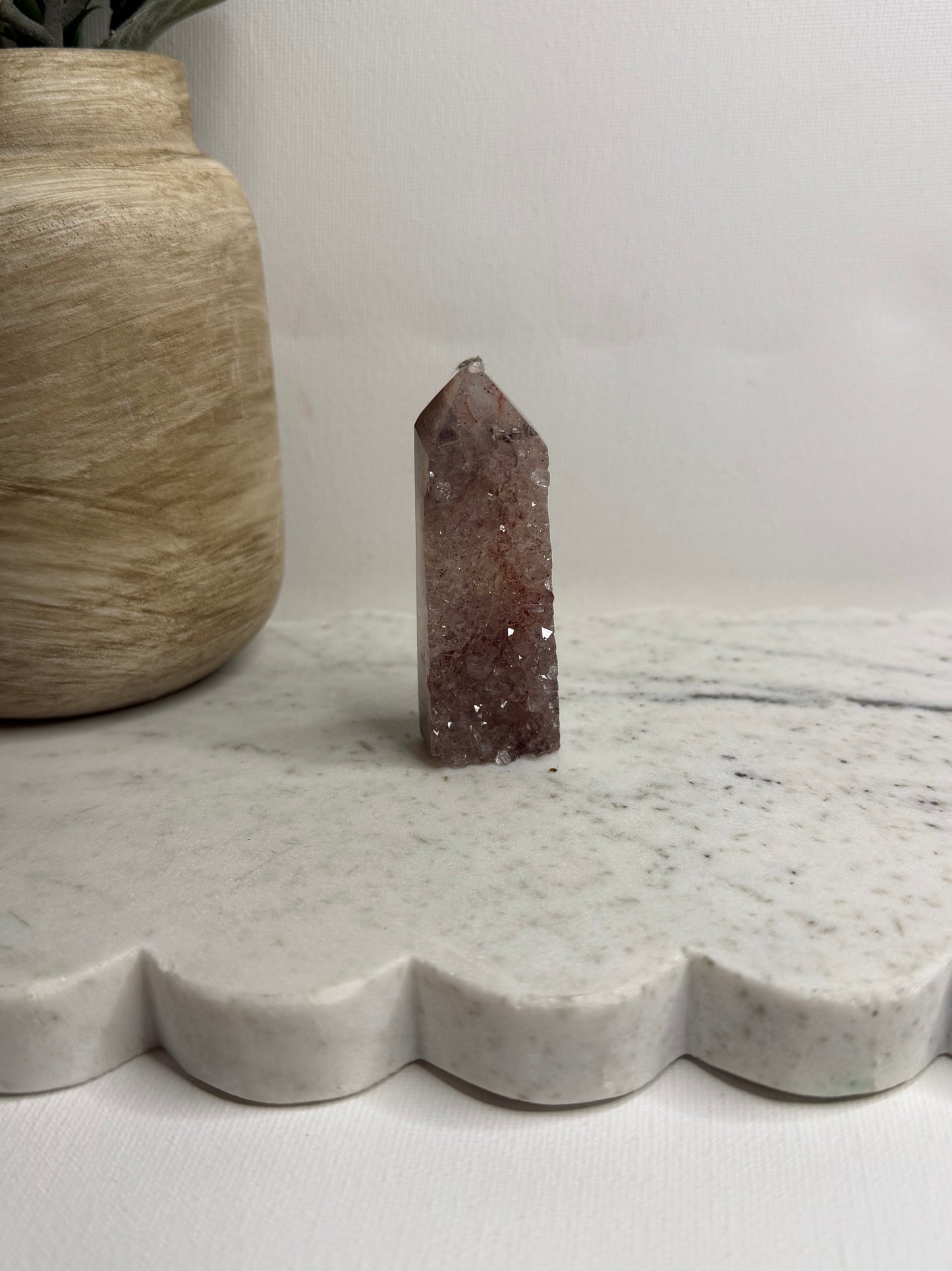 Druzy Amethyst Agate Tower