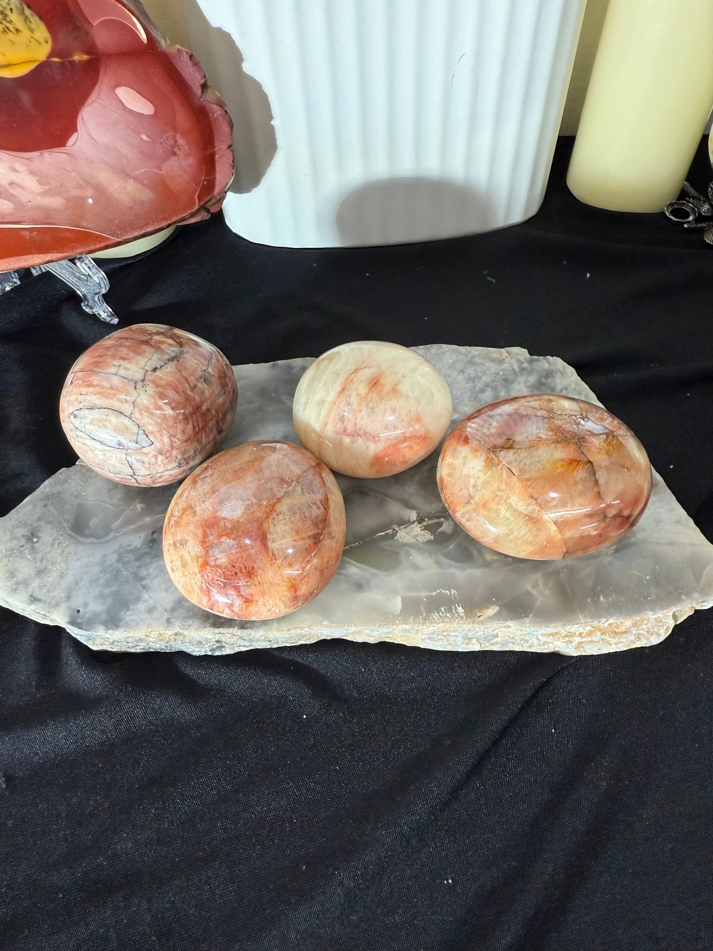 Red Feldspar Palm - intuitive pick by Heartstone Sanctuary
