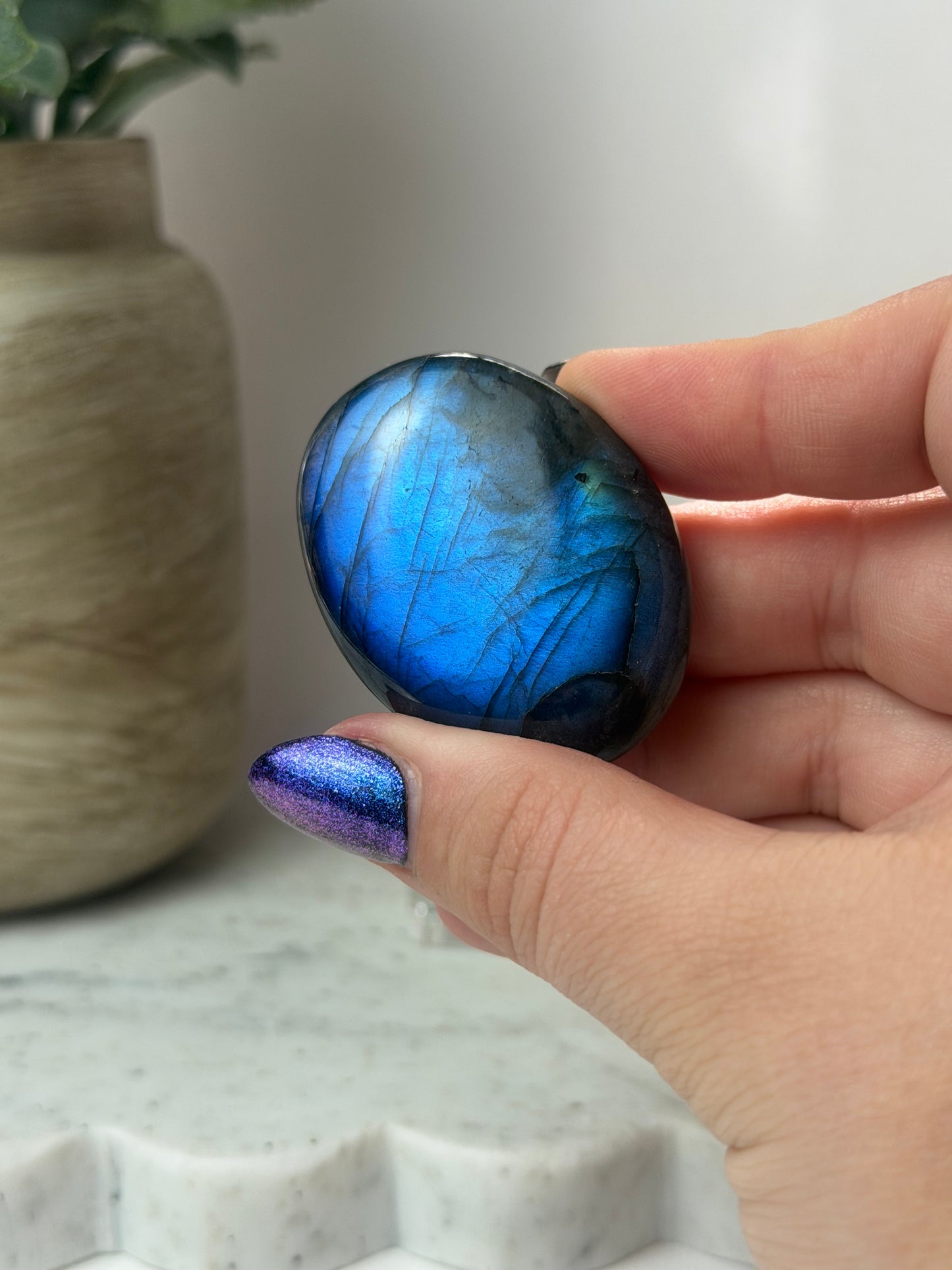 Labradorite Palm Stone