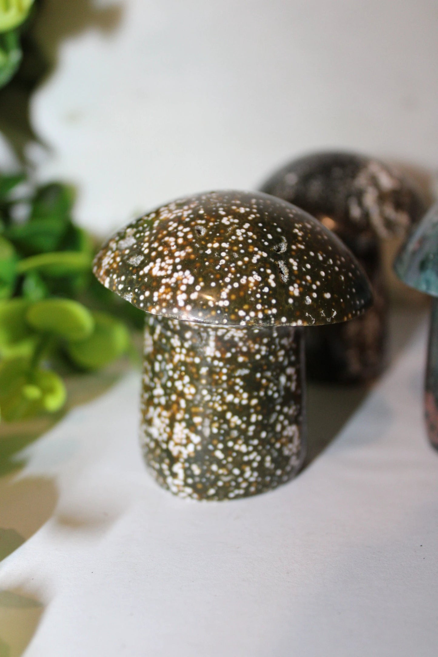 Ocean Jasper Mushroom by Heartstone Sanctuary