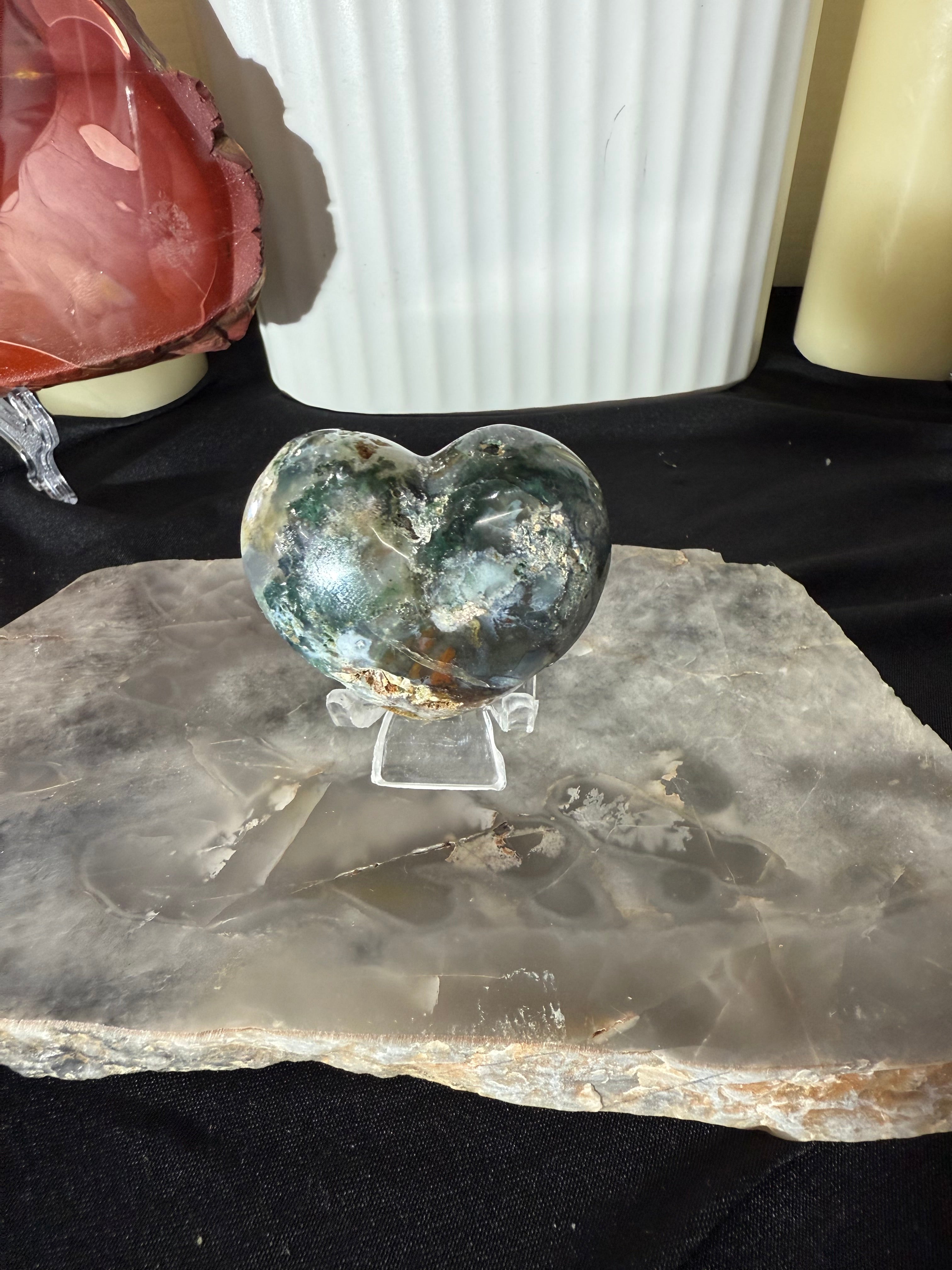 Ocean Jasper Heart - 11A