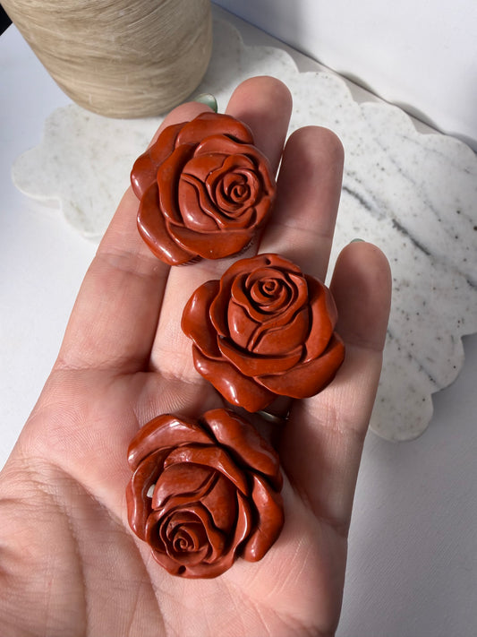 Red Jasper Rose