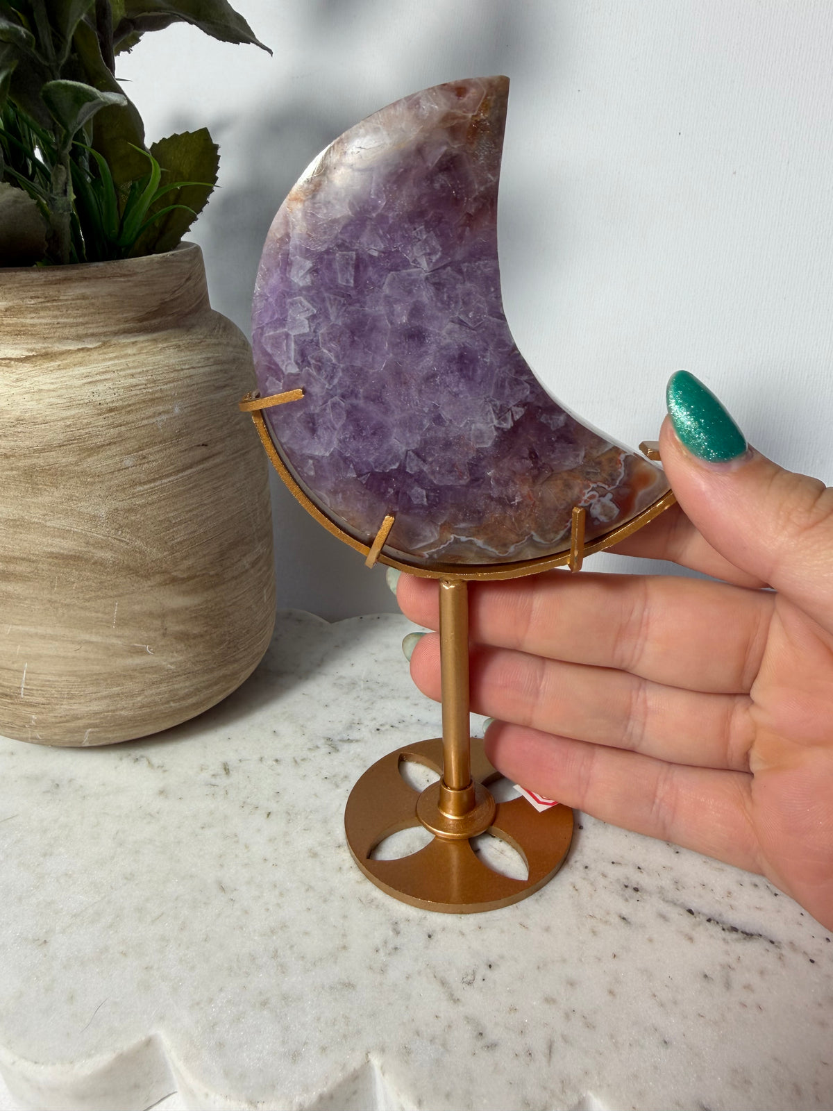 Amethyst Agate Moon