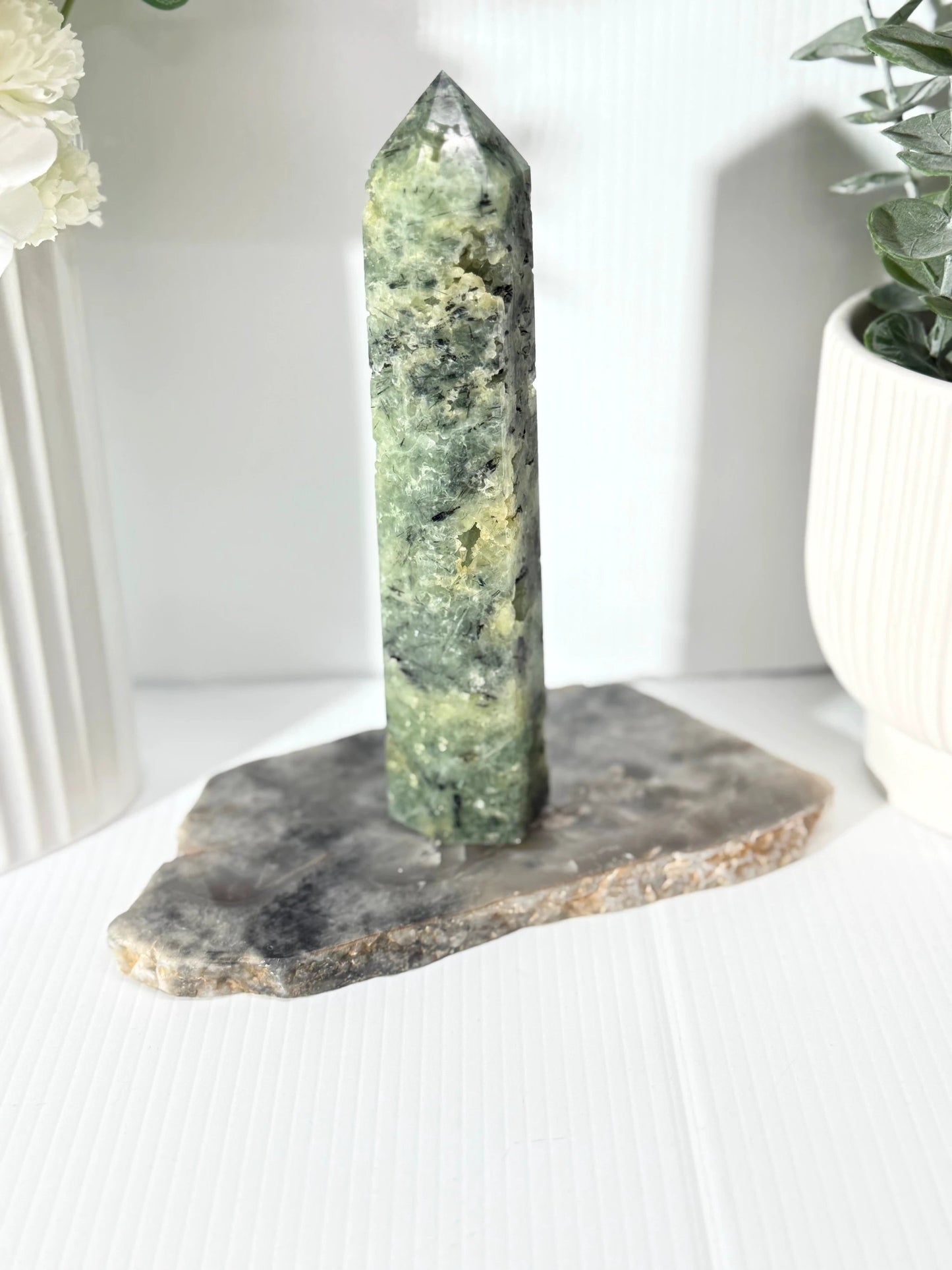 Prehnite Tower by Heartstone Sanctuary