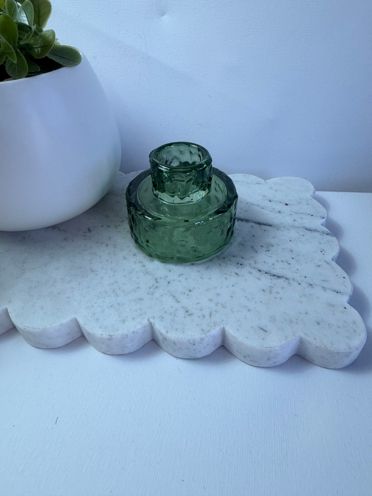 Glass Candle Sphere Stand