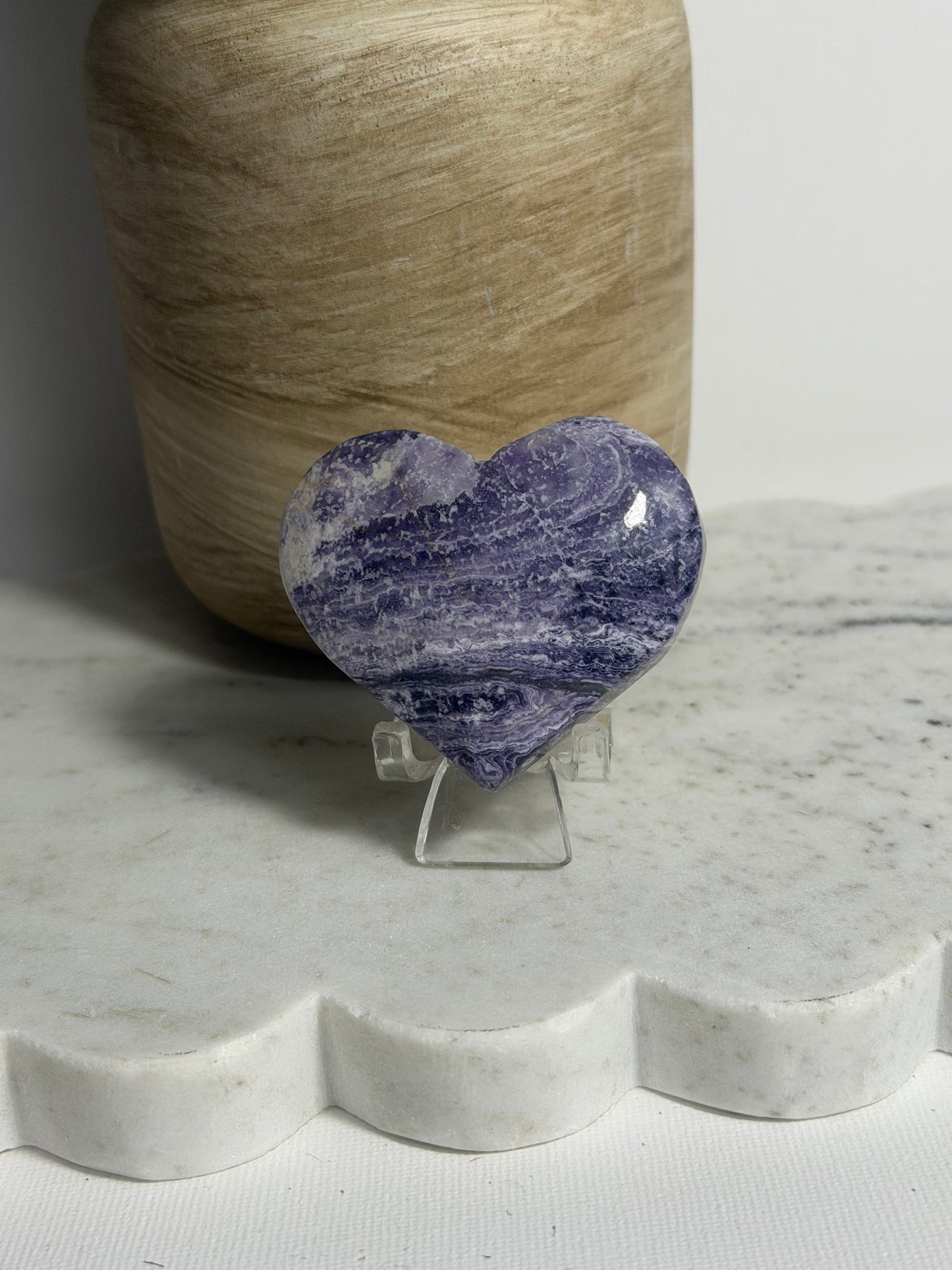 Purple Jasper Heart