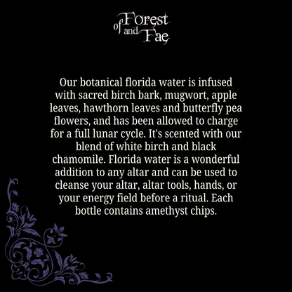 Botanical Florida Water • Crystal Infused • Witchcraft