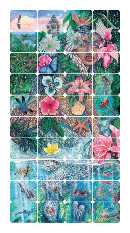 Water Blessings (40 Full-Color Affirmation Cards) by ROCKPOOL PUBLISHING