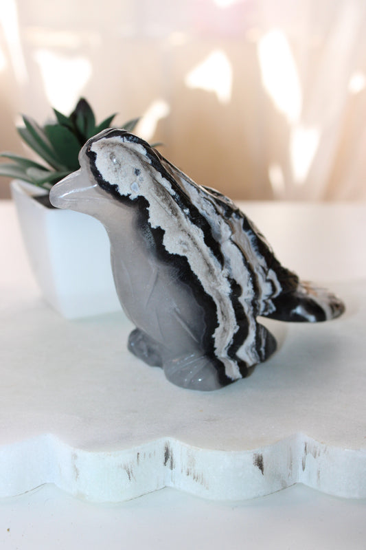Volcanic Agate Bird