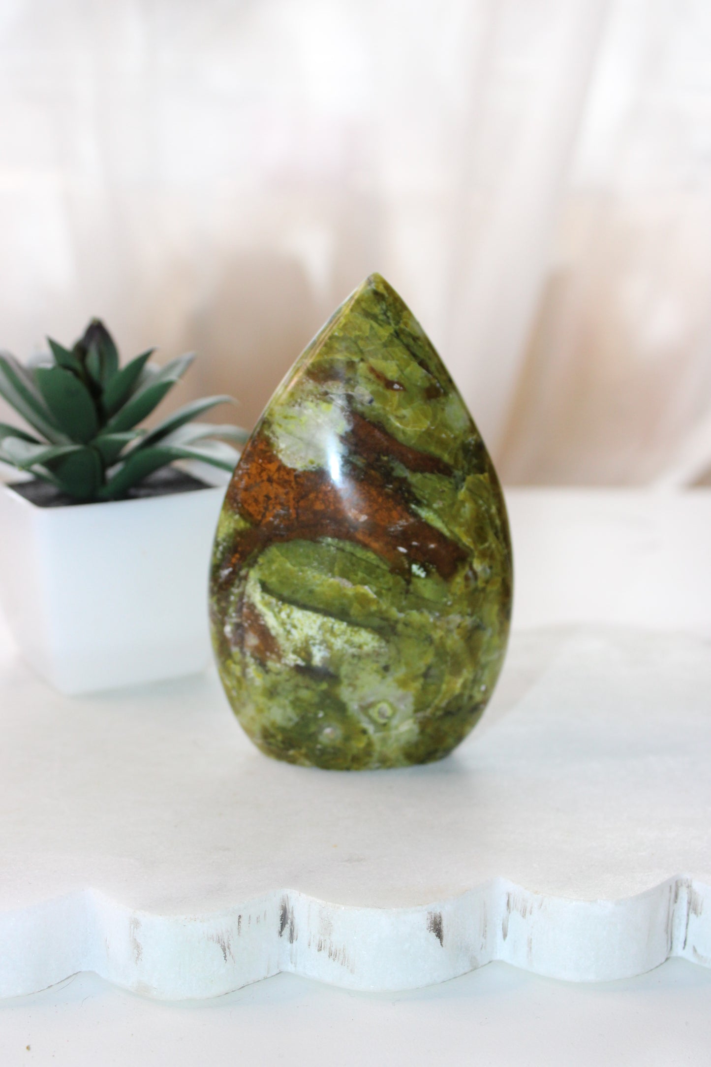 Green Opal Teardop B