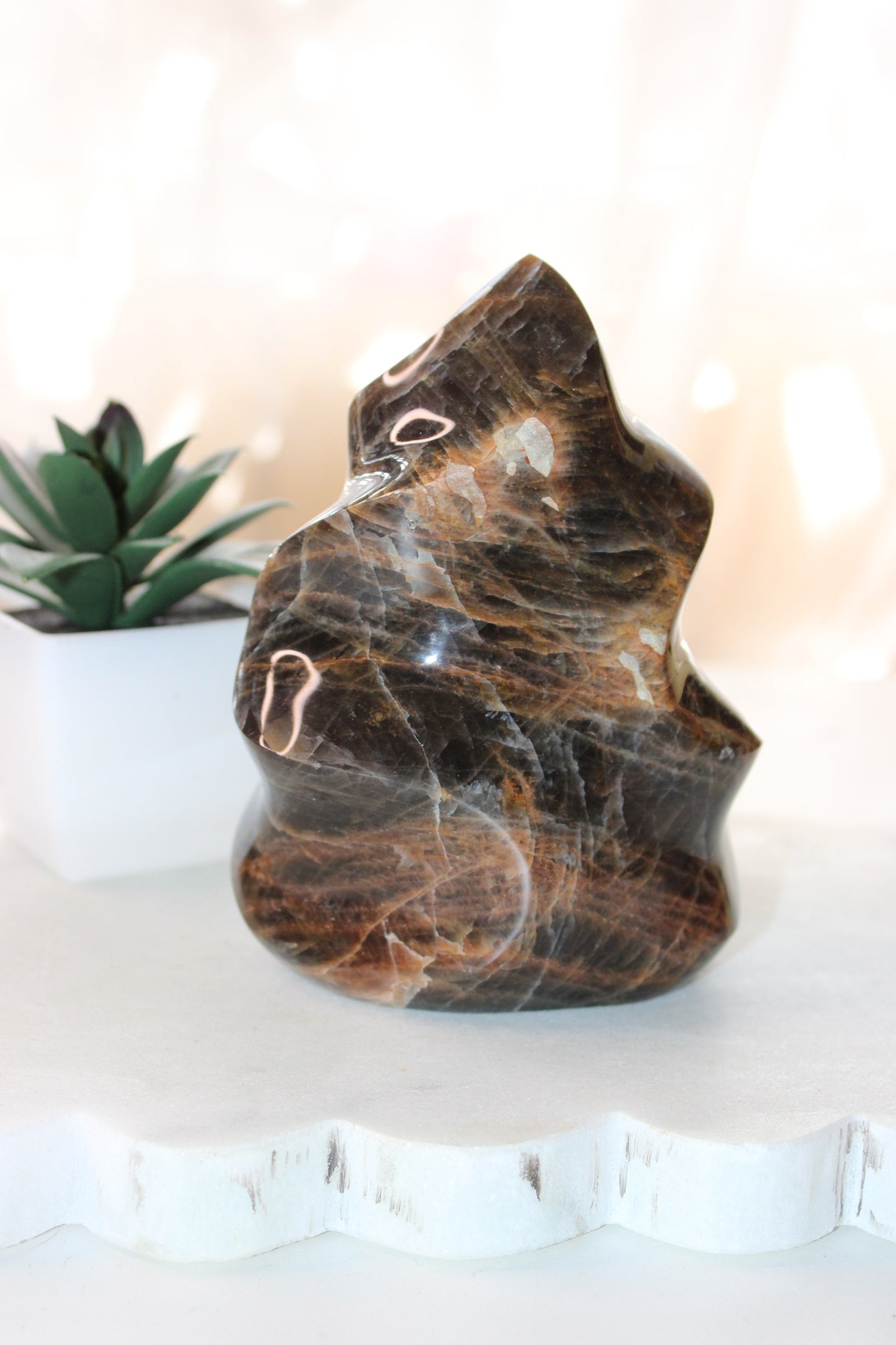 Black Moonstone Flame