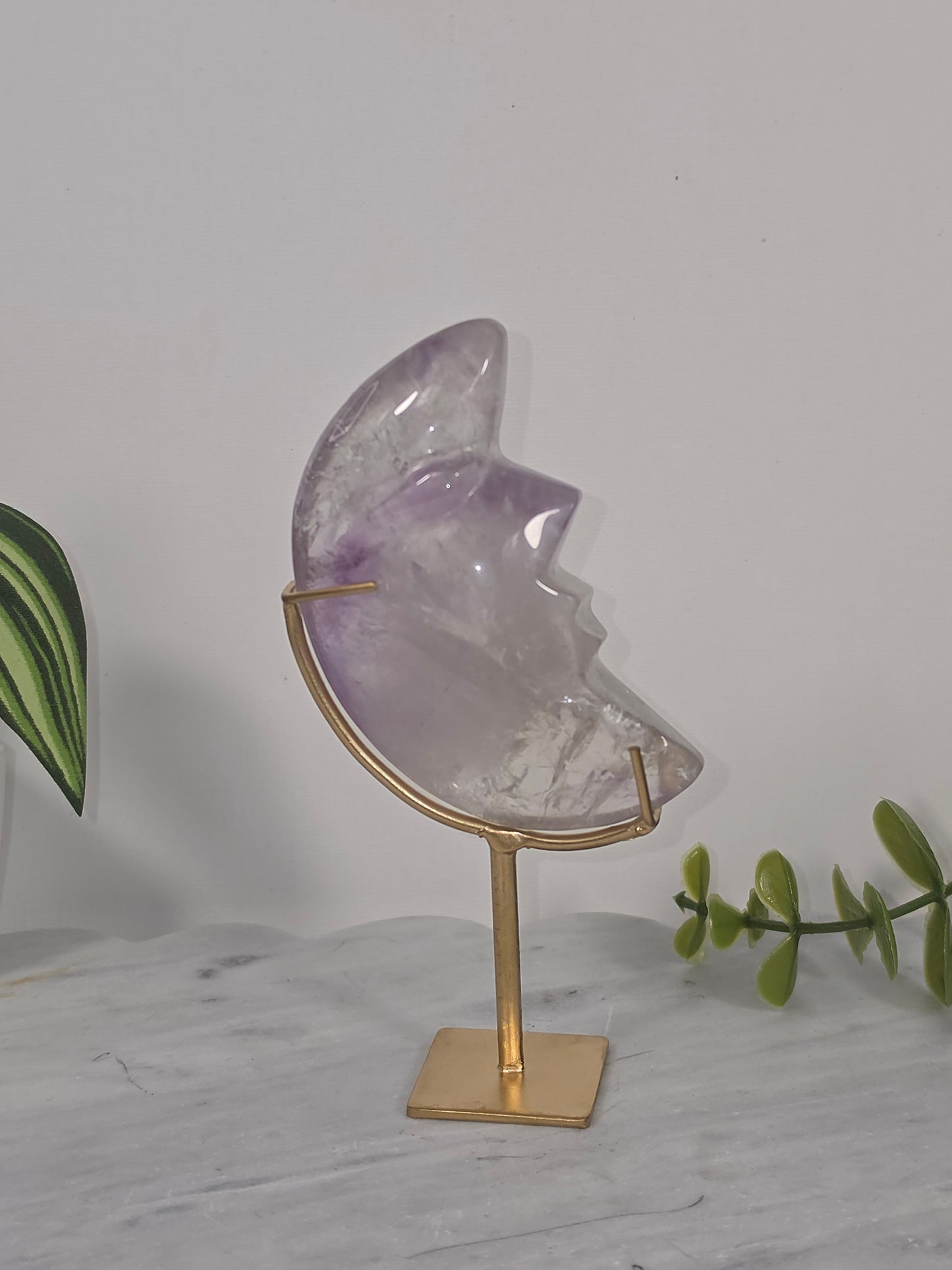 Phantom Amethyst Moon on Stand