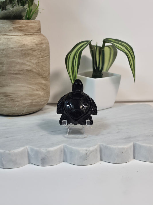 Black Obsidian Turtle