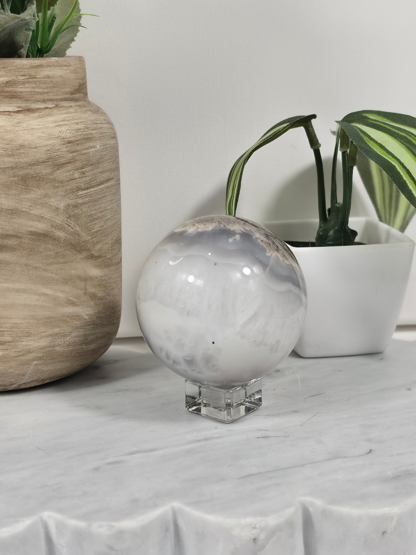 Orbicular Moss Agate Sphere OM4