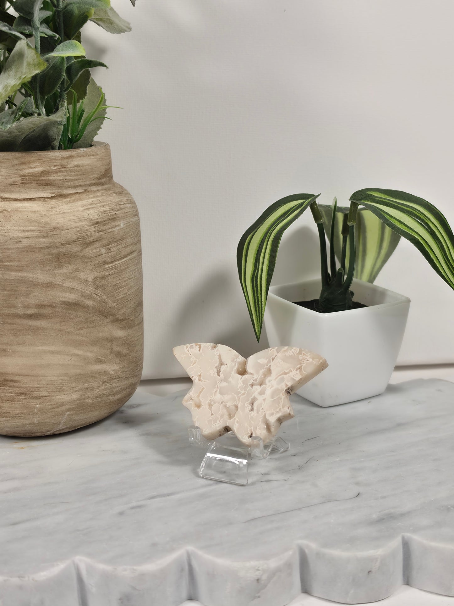 Snow Agate Butterfly