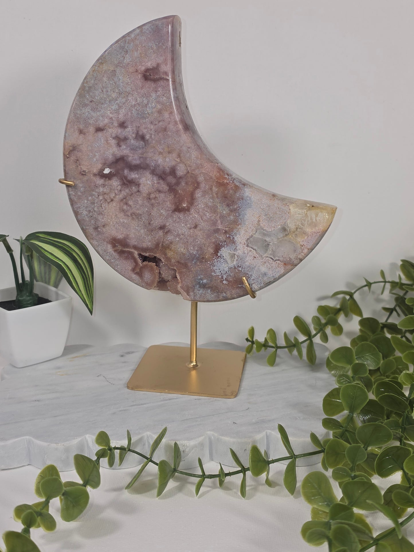 Pink Amethyst Moon Statement